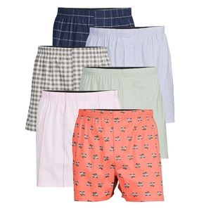 GEORGE 6 pack woven boxers